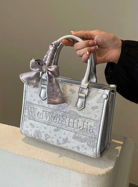 フレンチリボンミニトートショルダーバッグ