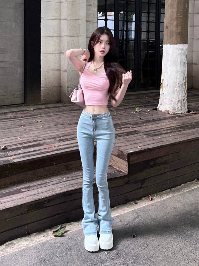 amie セミフレアdenim AMIE original》サイドカットdenim | AMIE