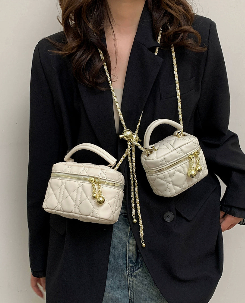 2Wayキルティングチェーンショルダーミニバッグ – charme