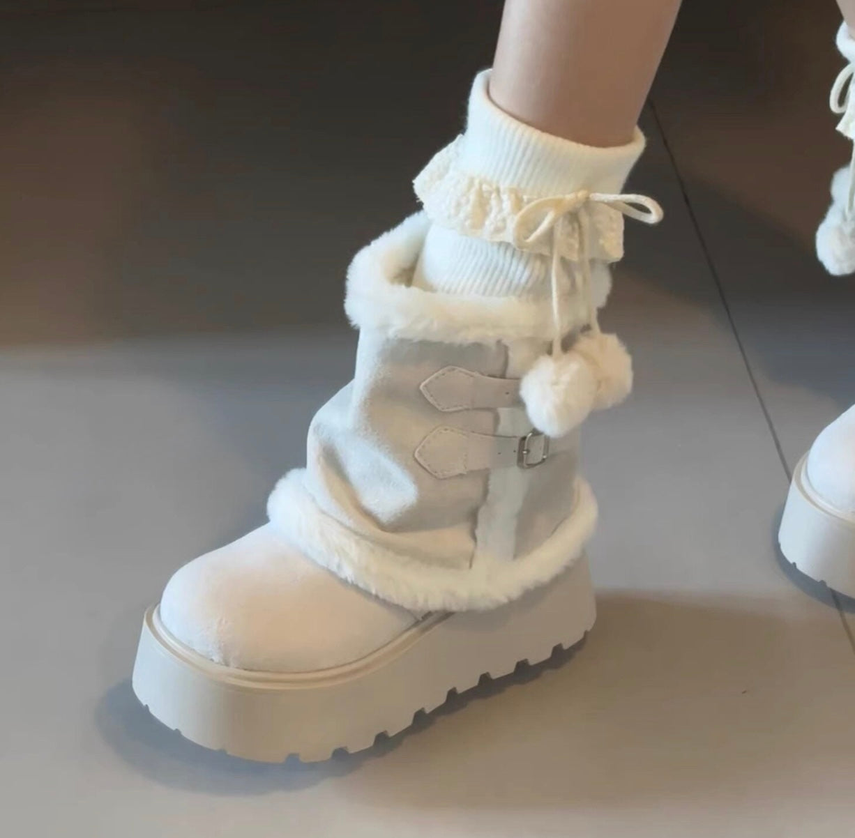 コットンスノーブーツ