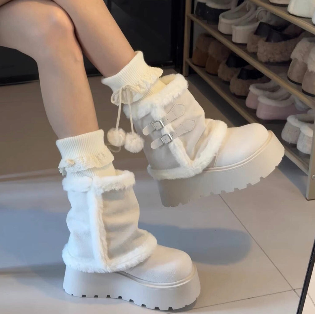 コットンスノーブーツ