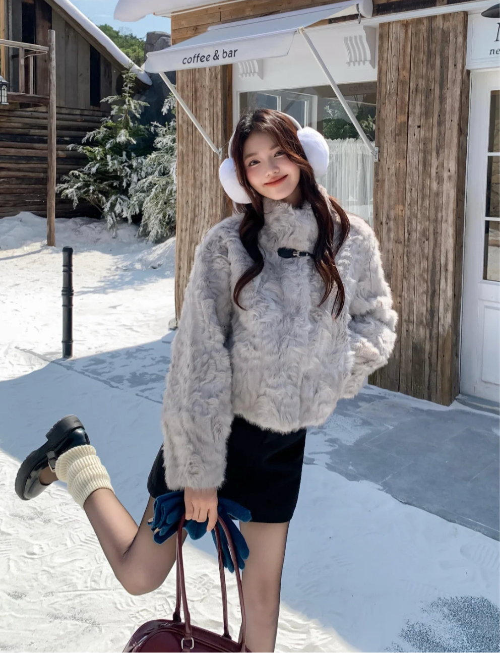 エコファースタンドベルトジャケット