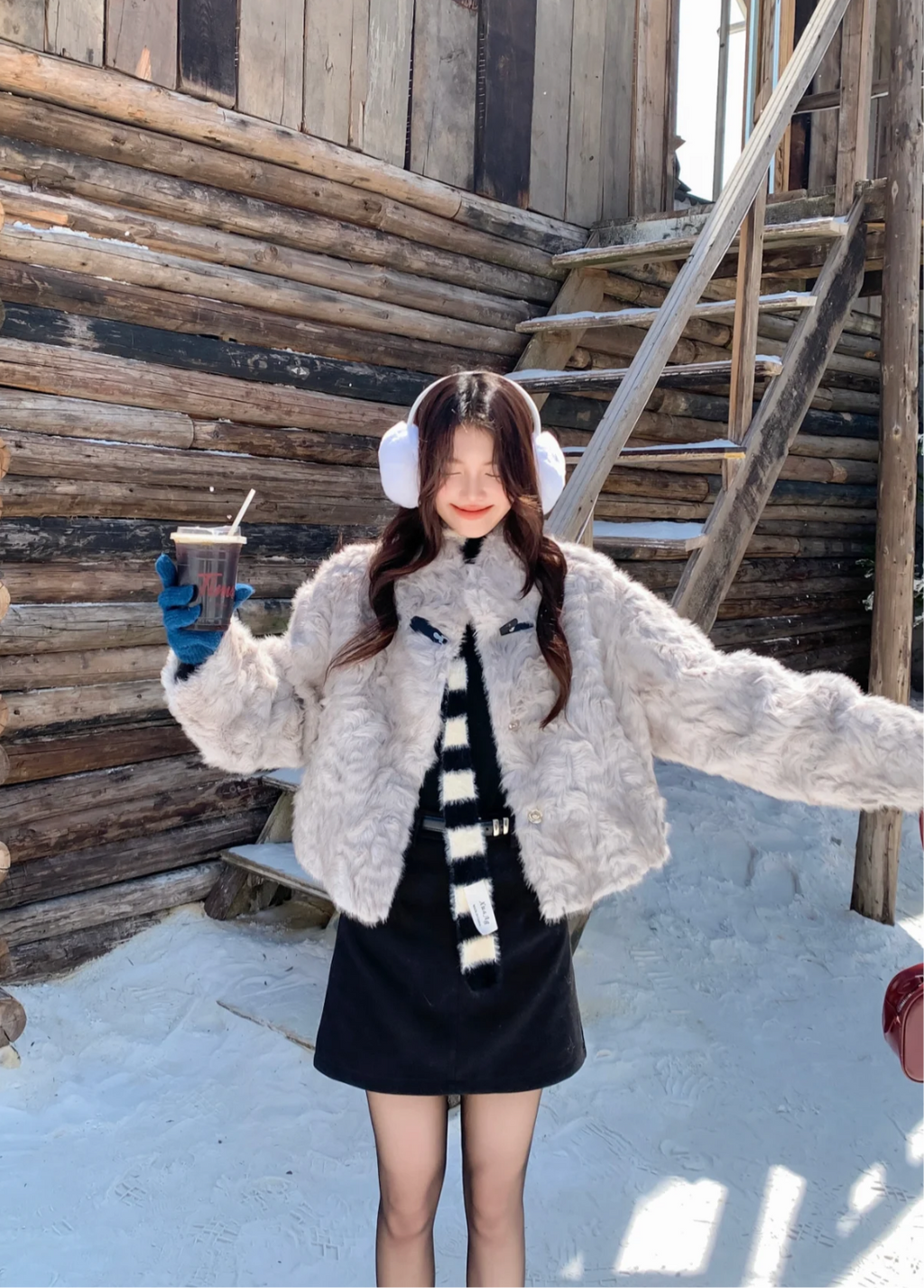 エコファースタンドベルトジャケット