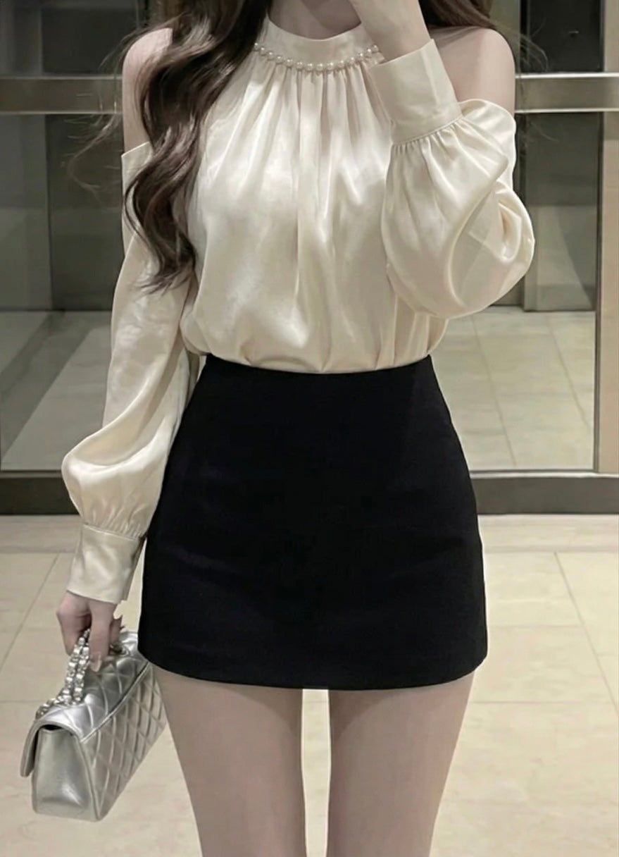 リッチオフザショルダードレス