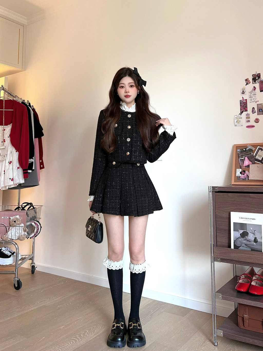 ツイードジャケットセットアップ – charme