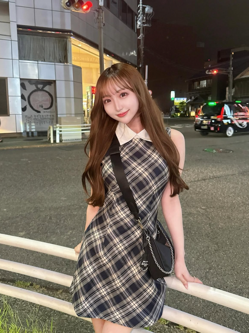 クラシックチェックミニワンピース