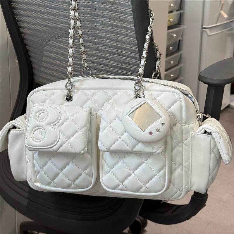 メロウキルティングボストンバッグ