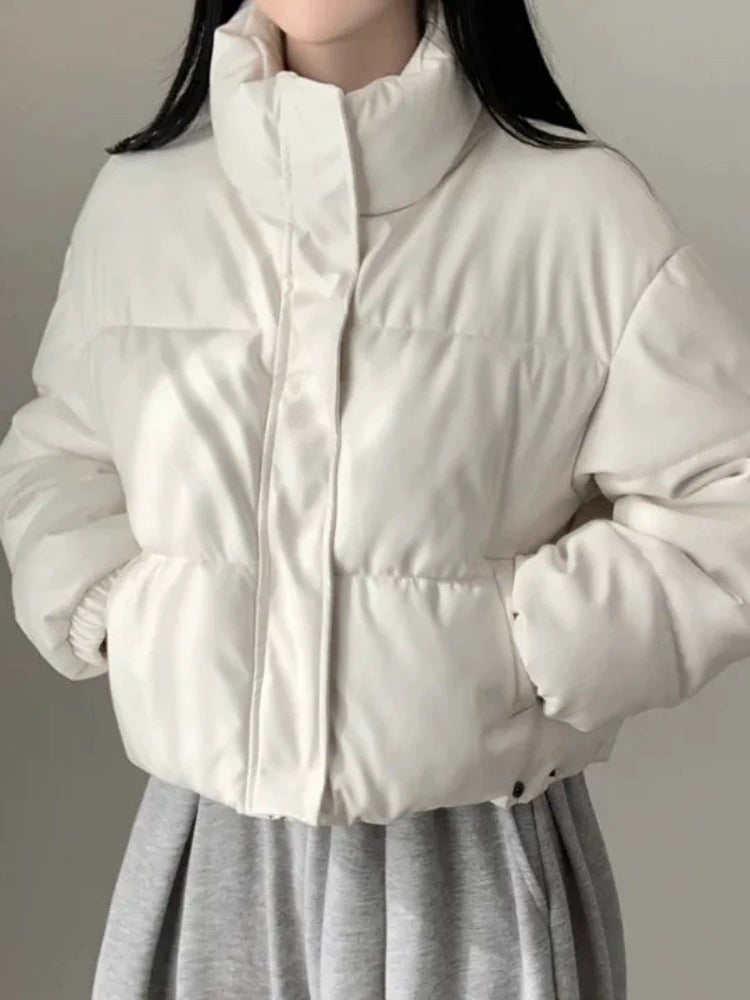 PUレザーショートブルゾン – charme PUレザーショートブルゾン – charme