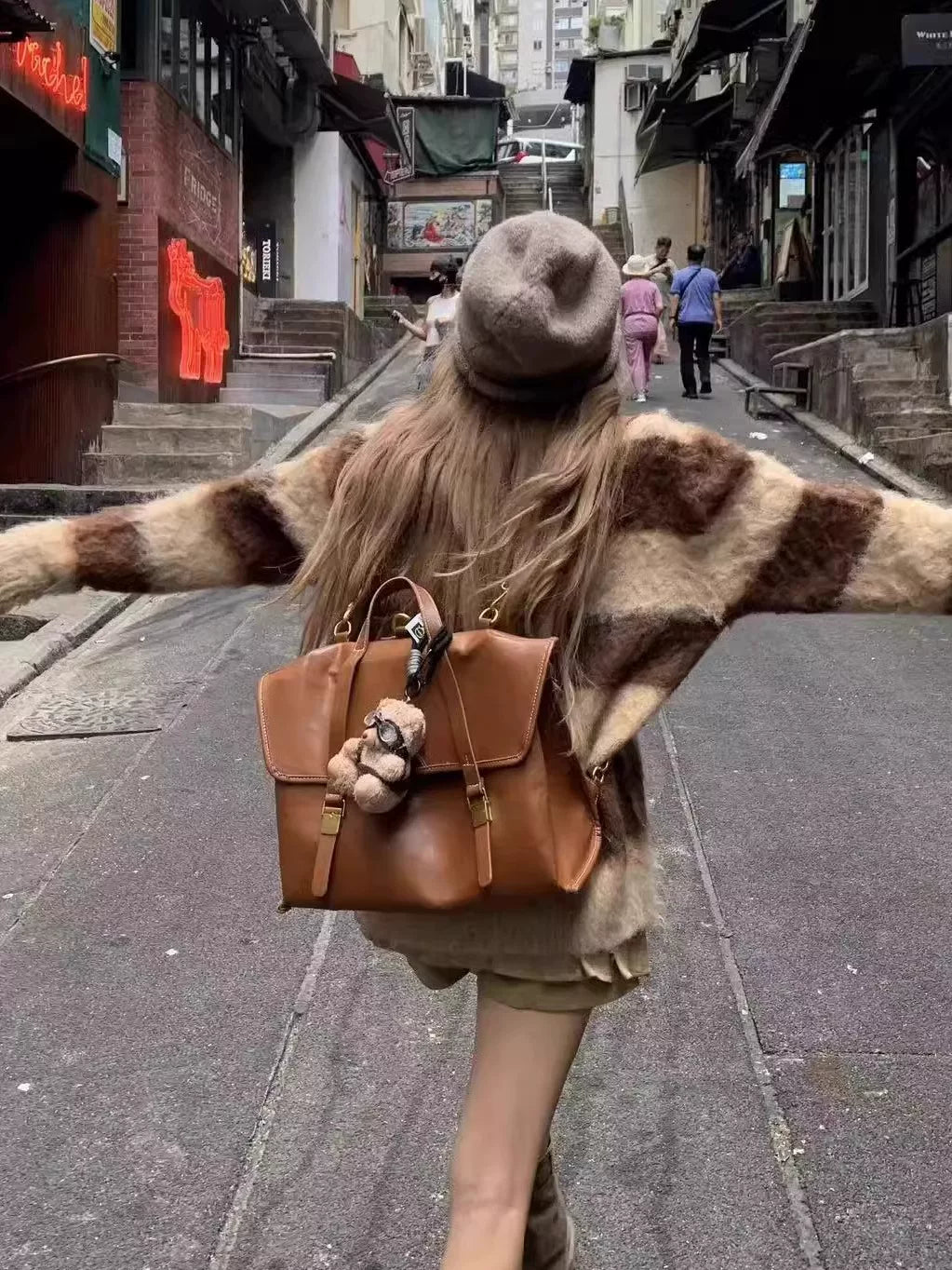 クラシックレザーリュック