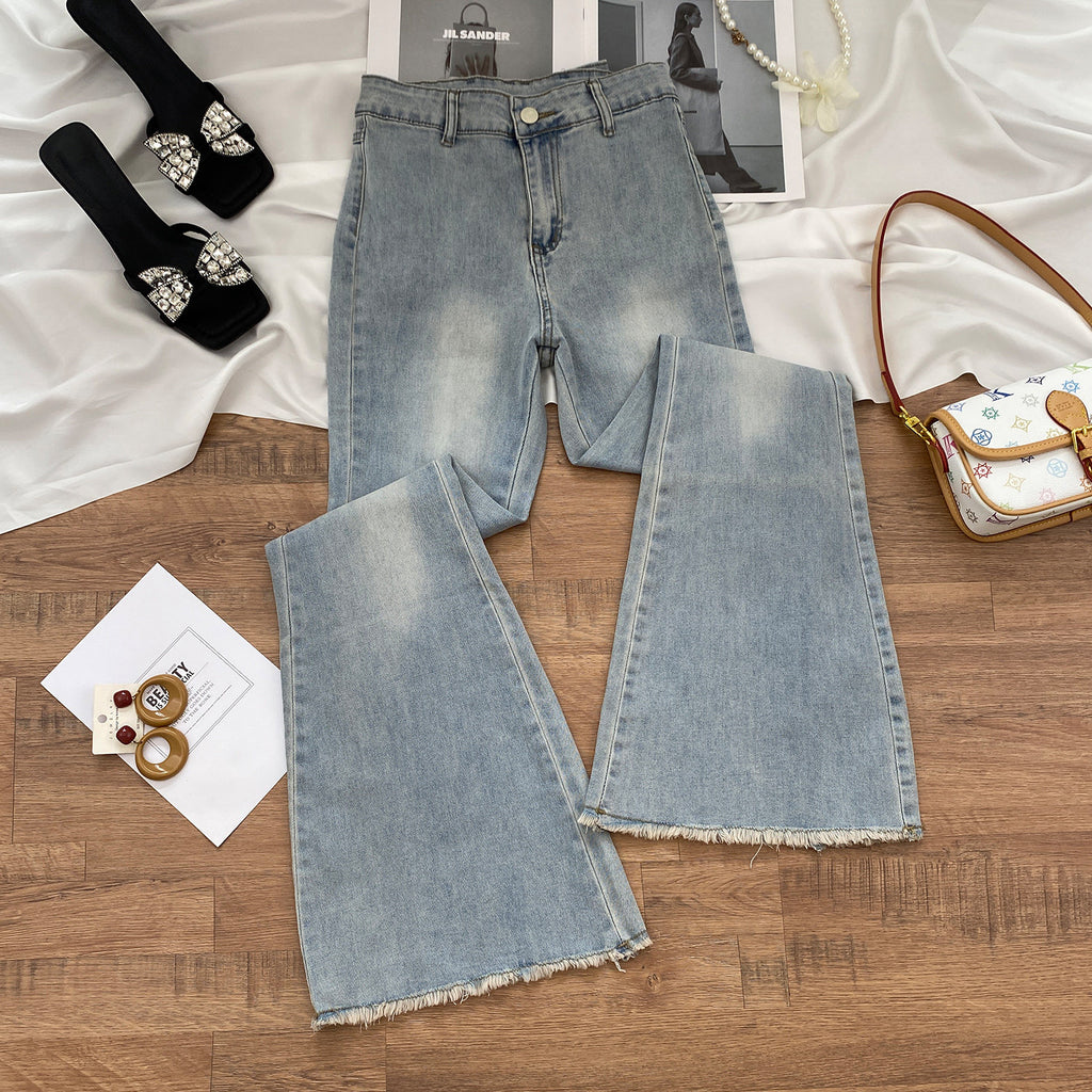 ライトリボンカットジーンズ