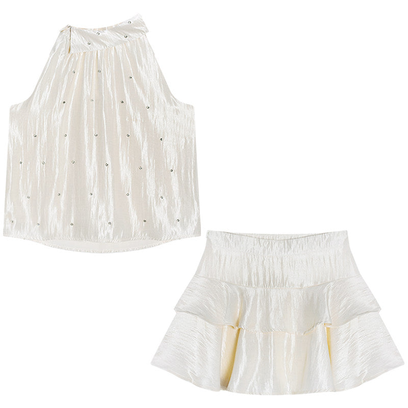 シフォンプリマミニドレス