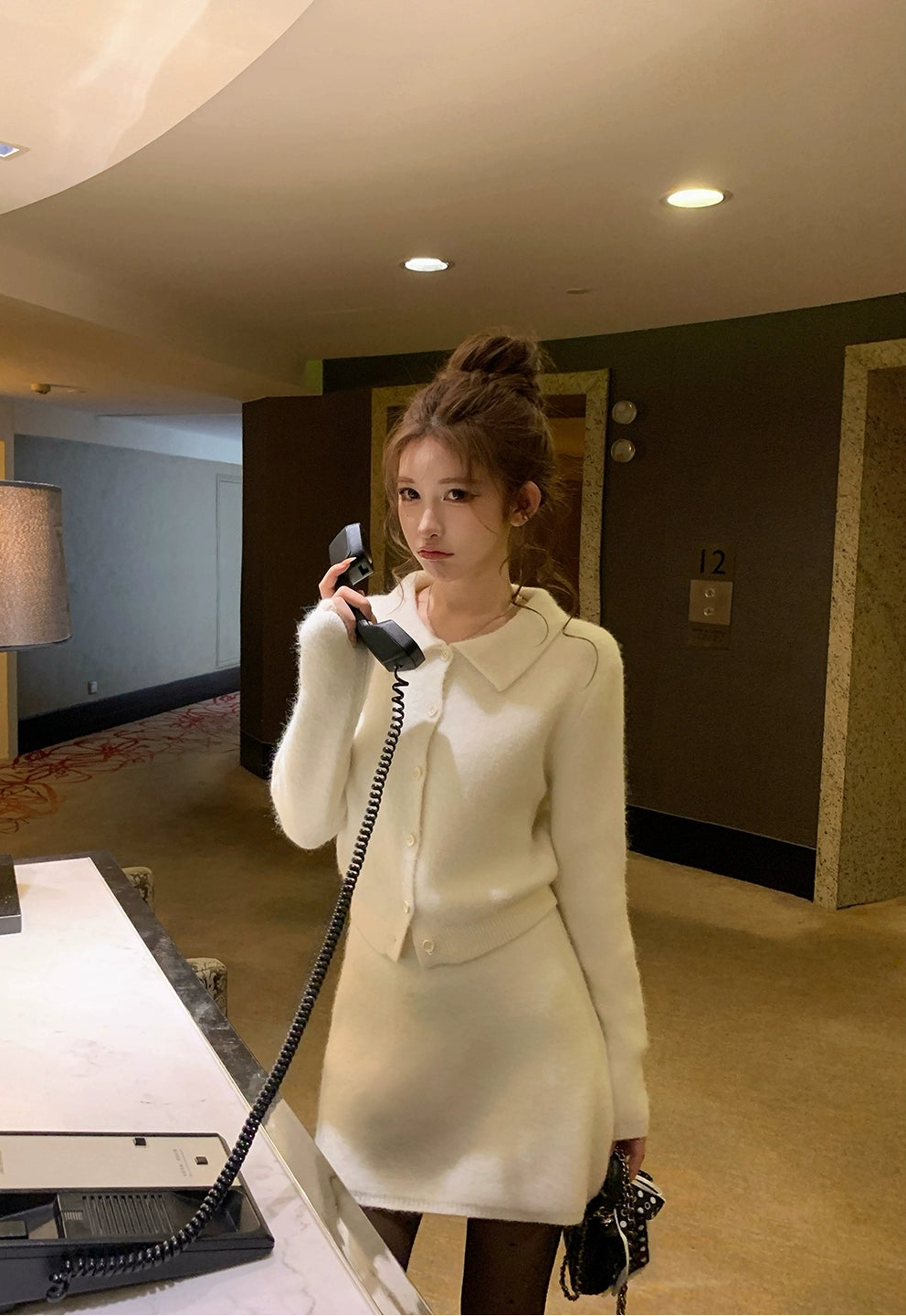 フェザータッチカーディガンセットアップ