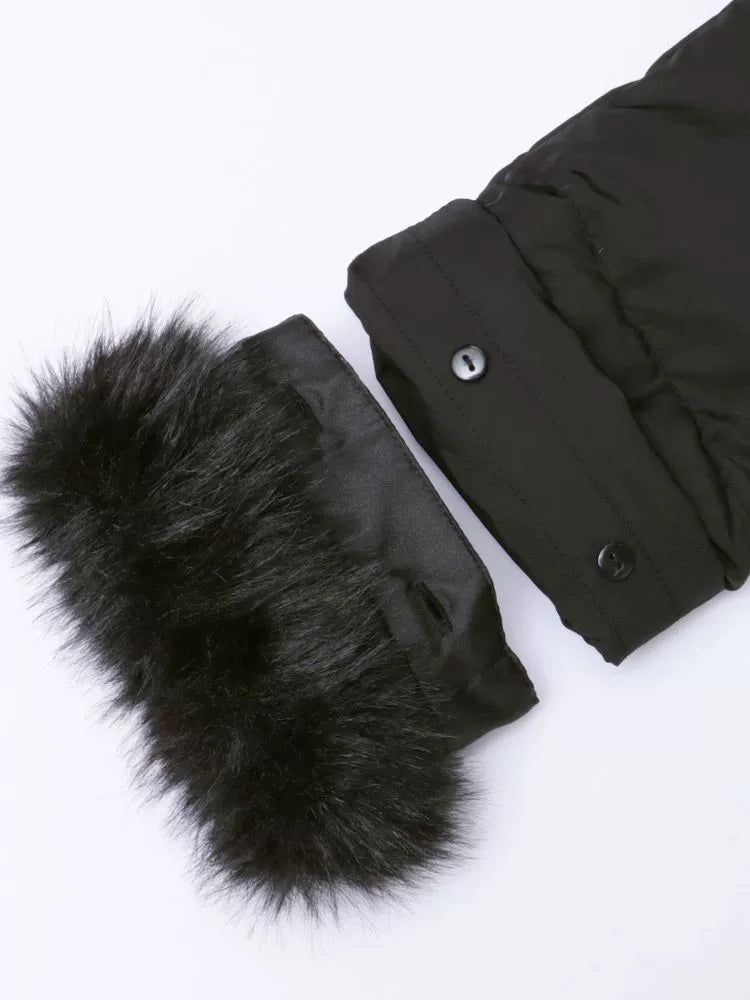 ベルトデザインファーダウンコート