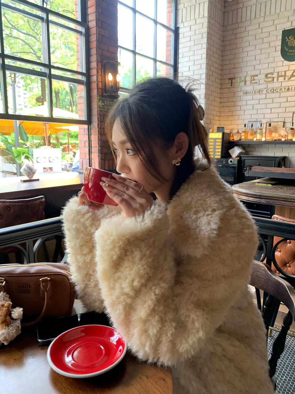 エコファーボタンジャケット