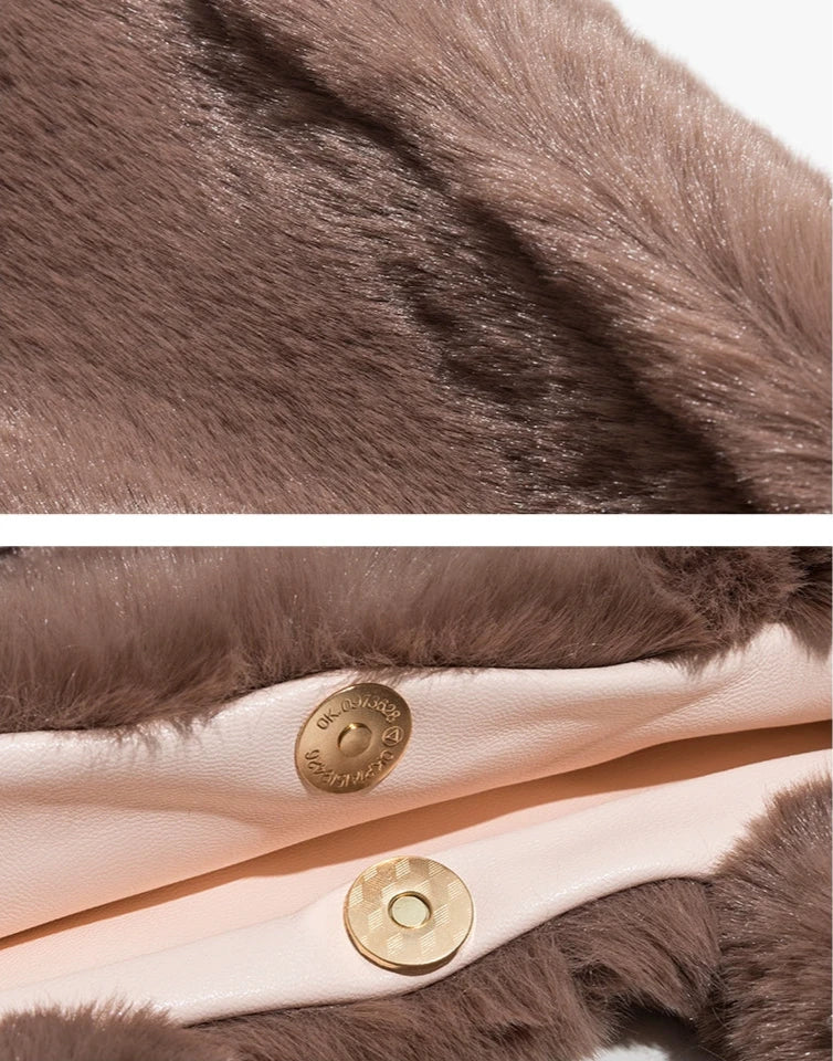 エコファーハンドバッグ