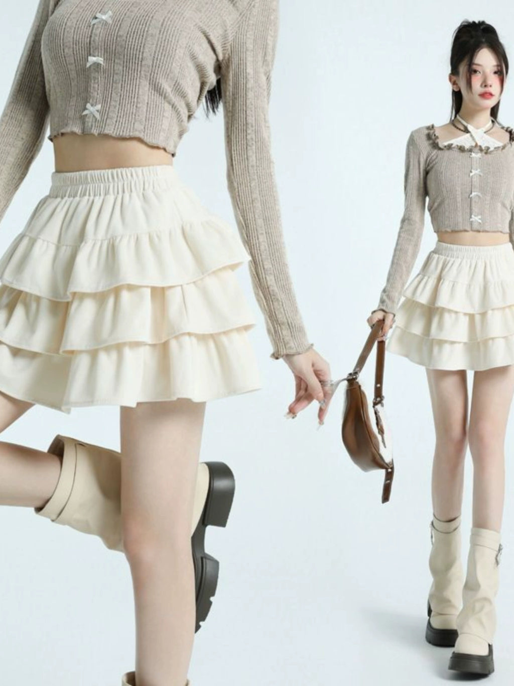 シュガーフリルティアードスカート