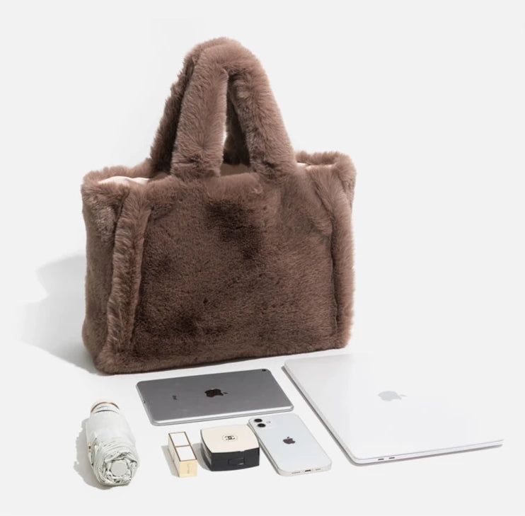 エコファーハンドバッグ