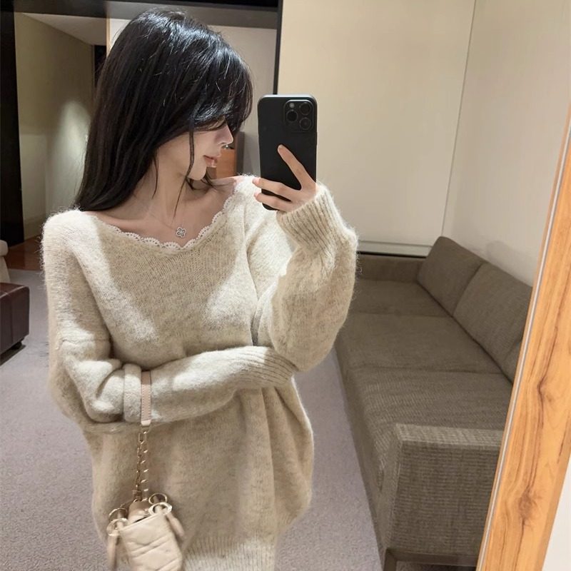 レディバックスタイルニット