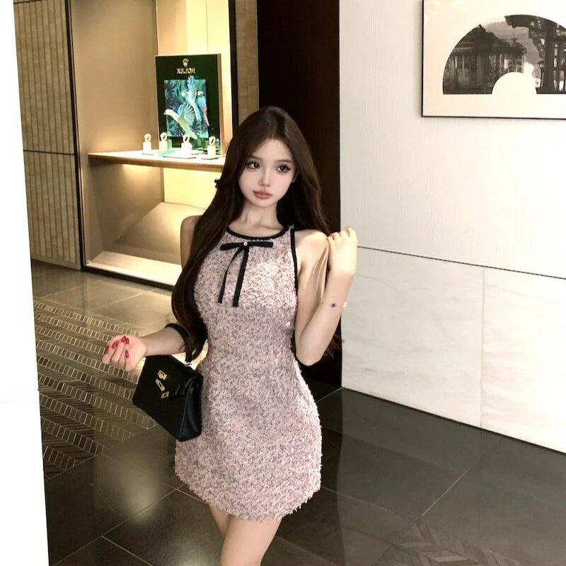 ツイードミニドレス