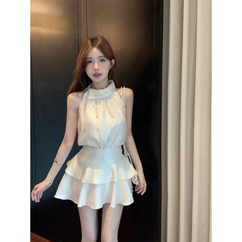 シフォンプリマミニドレス