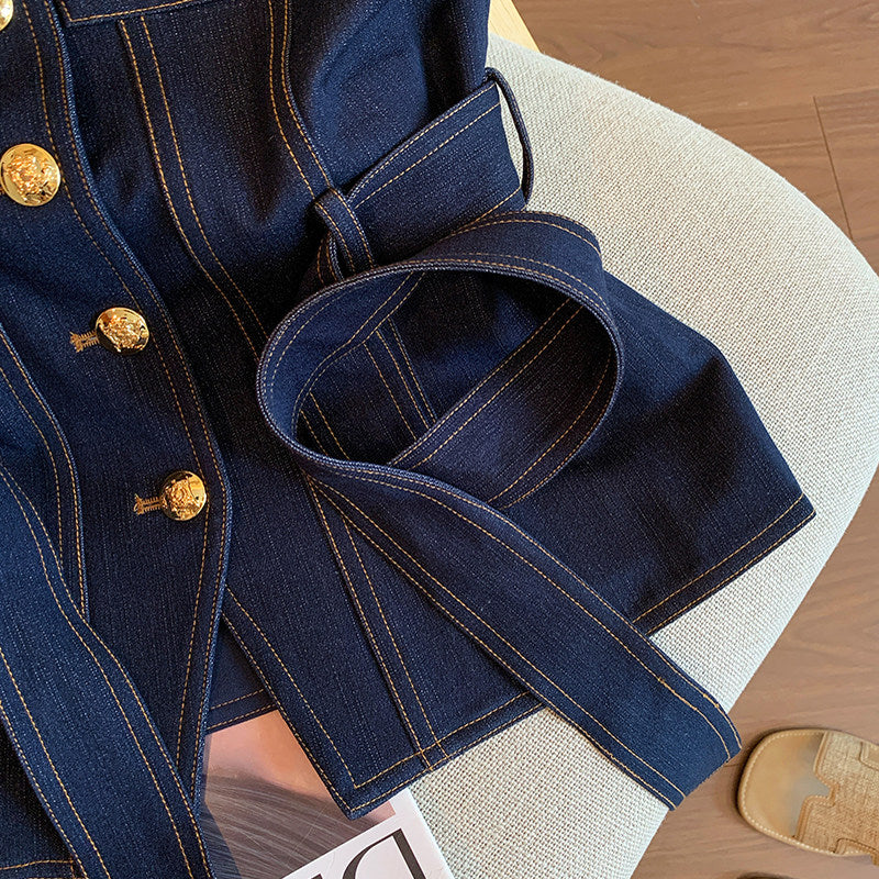 ルックスデニムベスト