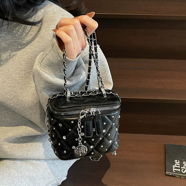 グリッターデザインスクエアクロスバック