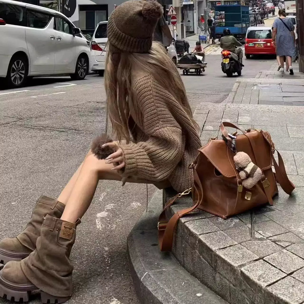 クラシックレザーリュック