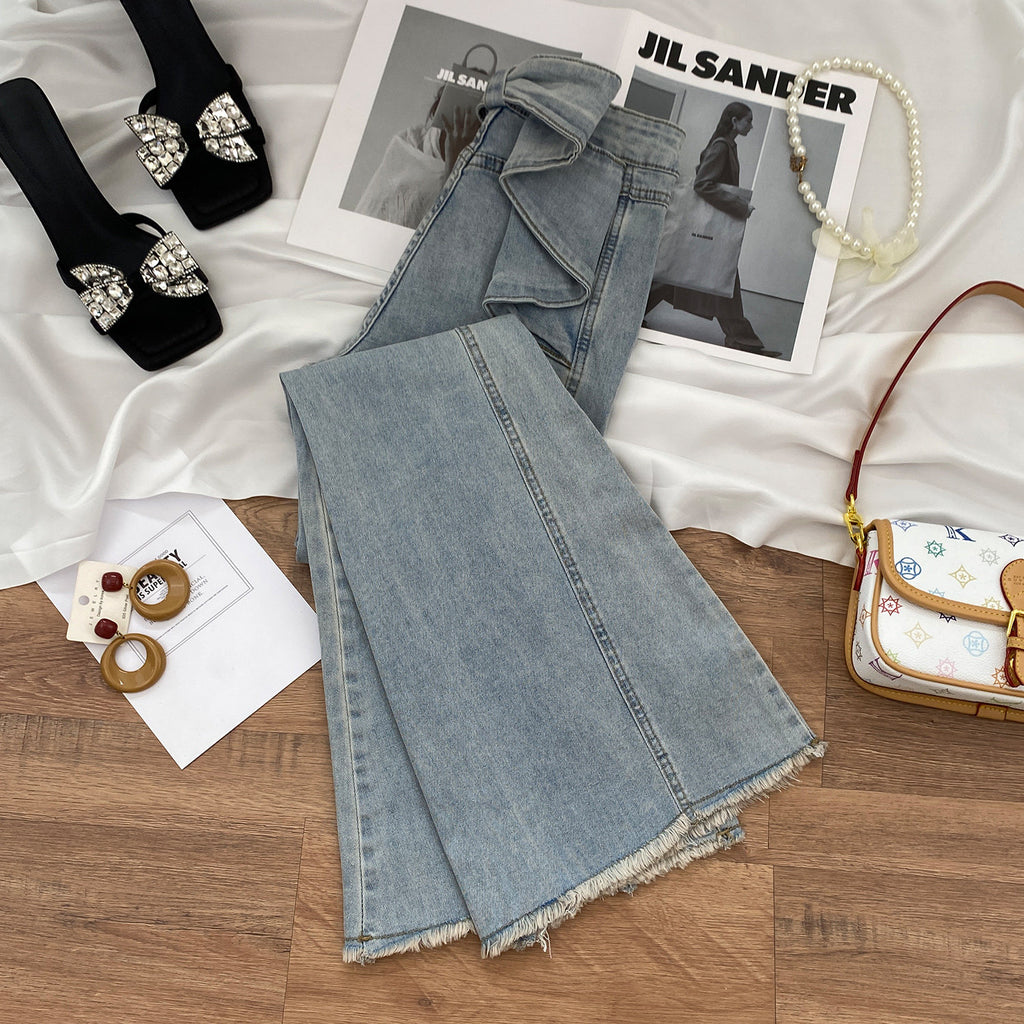 ライトリボンカットジーンズ