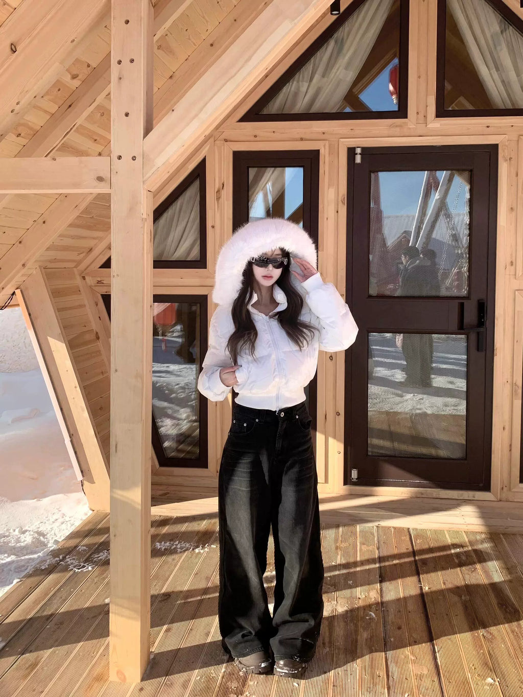 ウエストショートカジュアルダウン