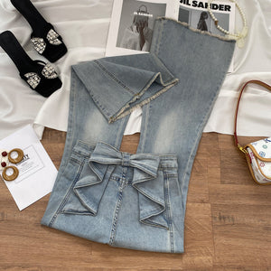 ライトリボンカットジーンズ