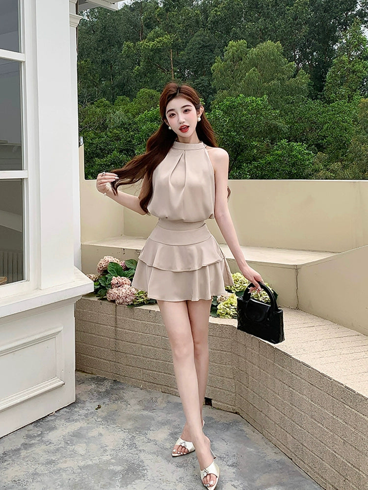 【Karen Millen】ホルターネック プリーツ スリット ドレス 安心追跡【KAREN MILLEN】プリーツ ホルターネック ドレス