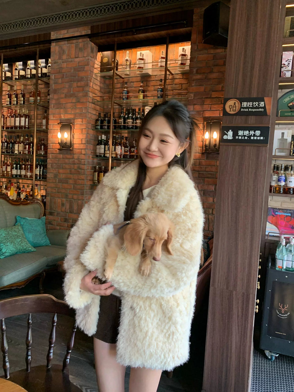 エコファーボタンジャケット