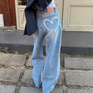 ハートポイントデニムパンツ