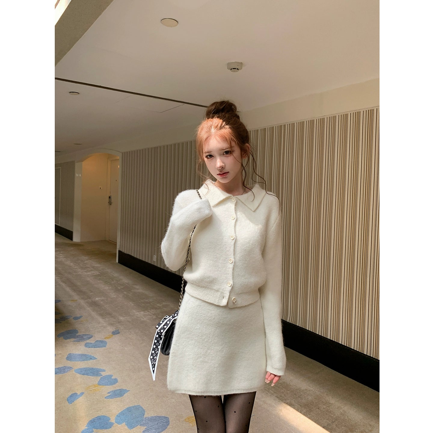 フェザータッチカーディガンセットアップ