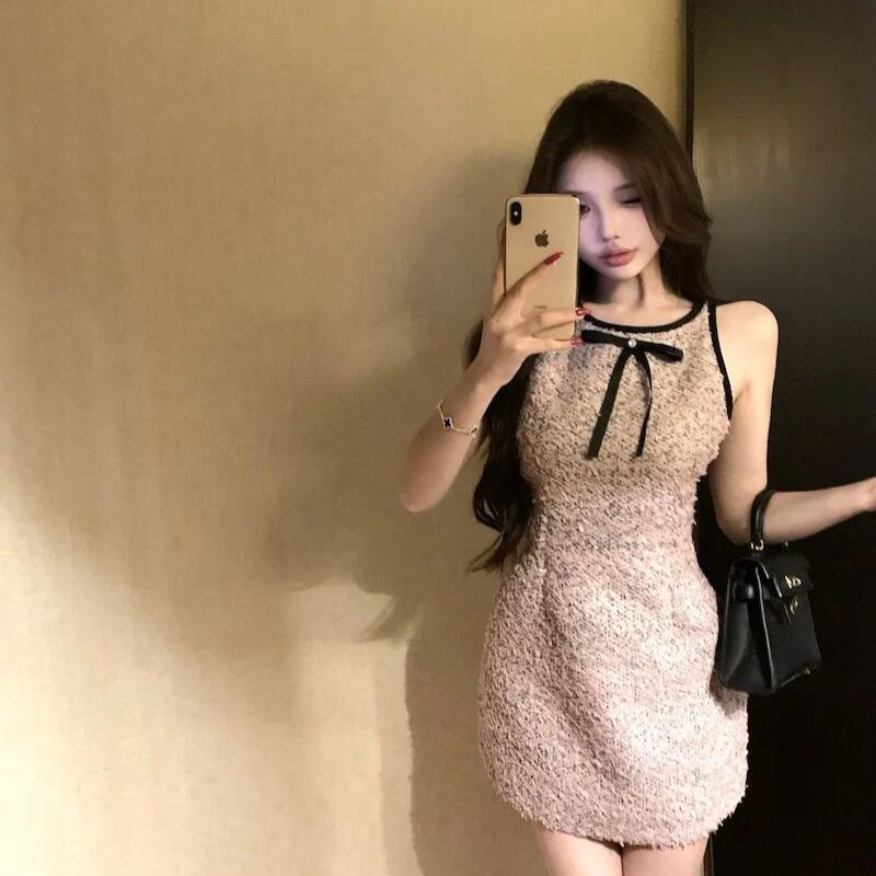 ツイードミニドレス