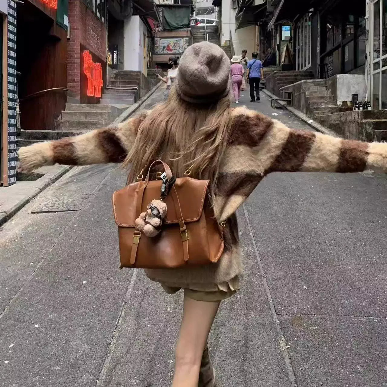 クラシックレザーリュック