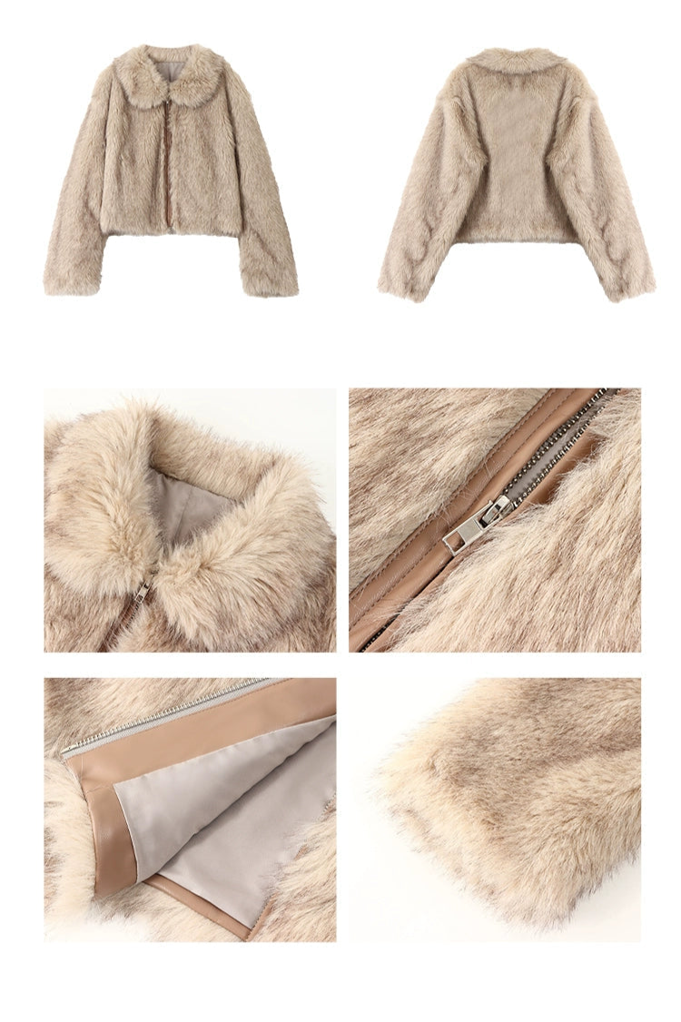 ボリュームファージップブルゾン