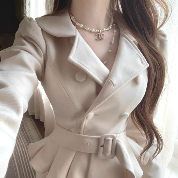 クラシカルベルトトレンチセットアップ