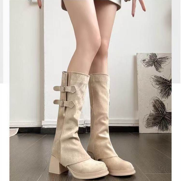 ムードヒールロングブーツ