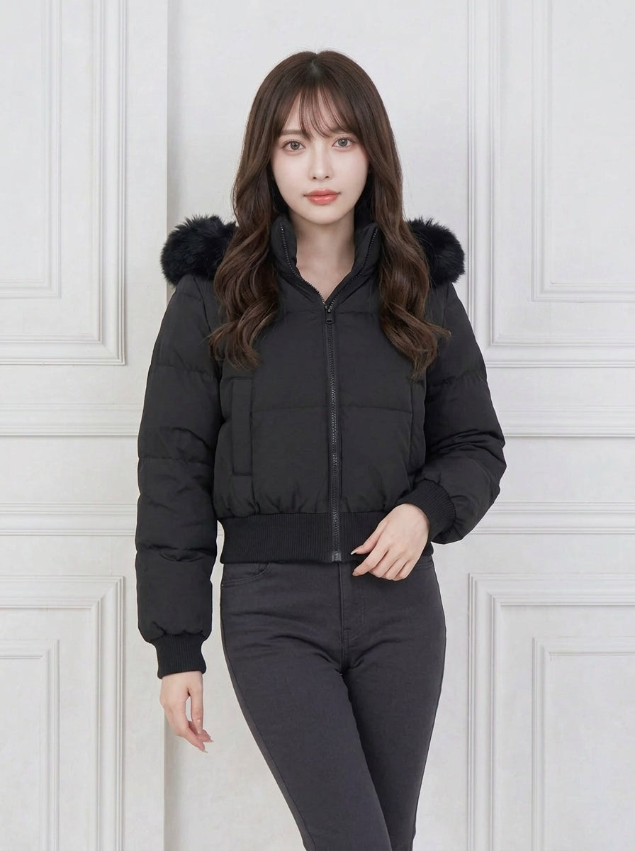 ウエストショートカジュアルダウン